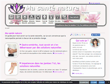 Tablet Screenshot of masantenature.com